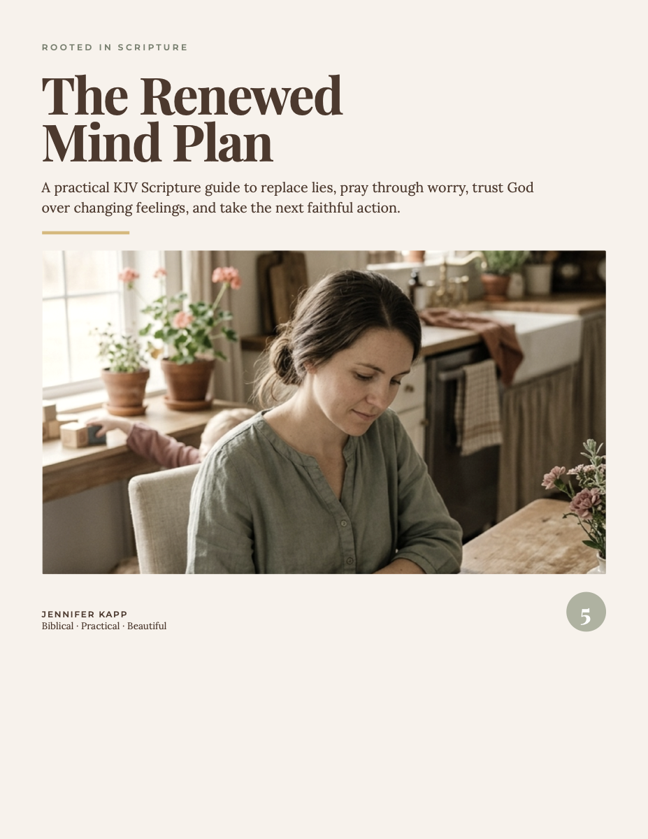 The Renewed Mind Plan guide cover