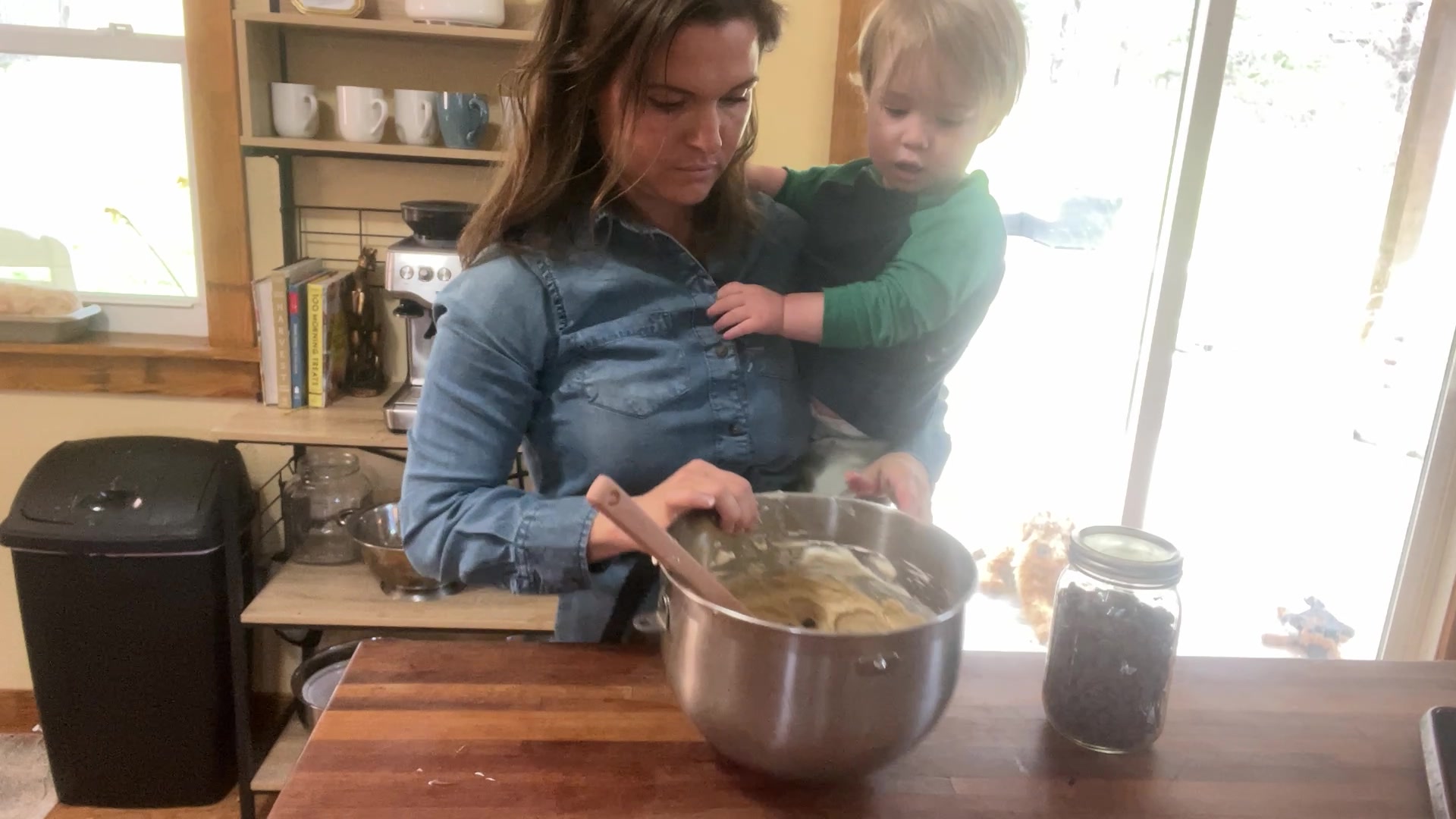 Jennifer with her child